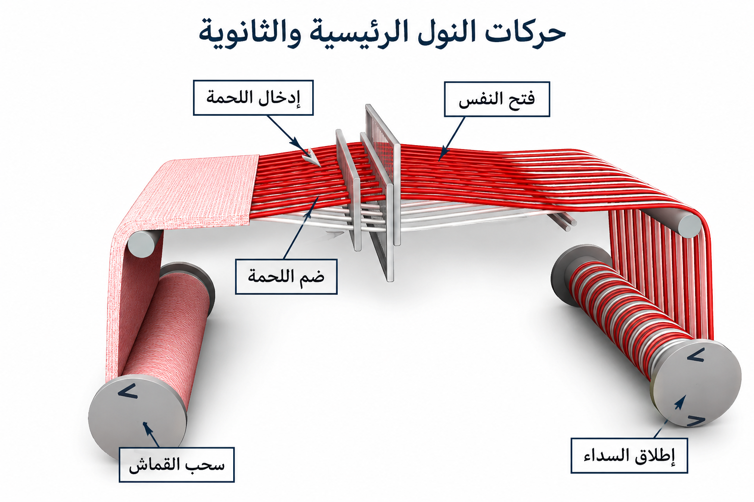 الحركات الأساسية و الثانوية في النول